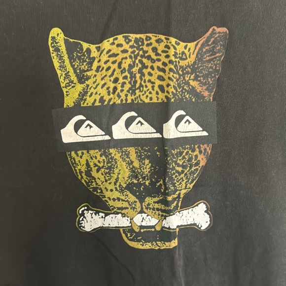 Quicksilver Distressed Cheetah Bone tank - size small - Picture 2 of 6